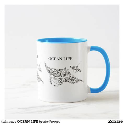 Twin Rays Ocean Life Mugs Custom Mugs Ocean Life