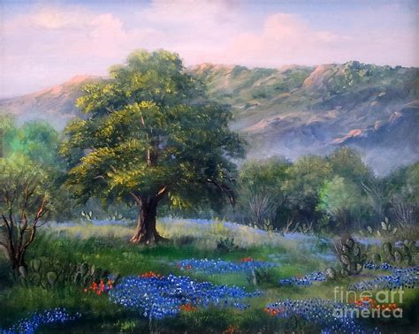 Texas Hill Country Painting By R Masters