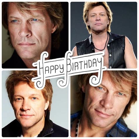 Jon Bon Jovis Birthday Celebration Happybdayto