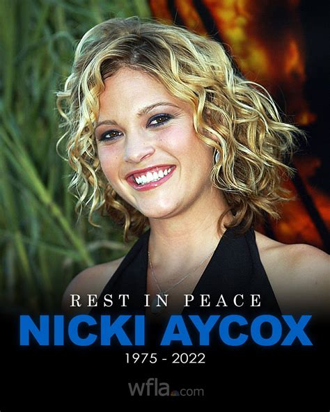 REST IN PEACE Actress Nicki Aycox Known Her Role As Meg In