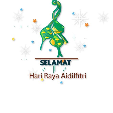 Design Minimal Selamat Hari Raya Aidilfitri Avec Transparent Png