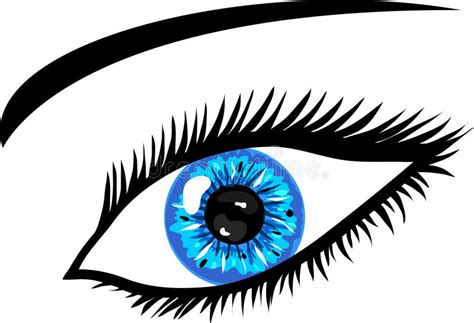Pupille bleue illustration stock. Illustration du conception - 11232465