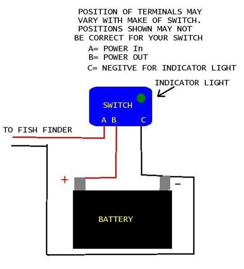 How To Wire A Light Switch To A Battery Black Red Wire Light Switch