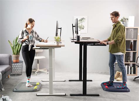 Fezibo Dual Motor Electric Standing Desk With Keyboard Tray Splice