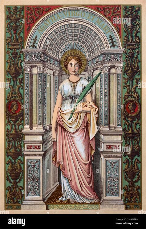 Saint Agatha Of Sicily C231 251 Saint And Virgin Martyr