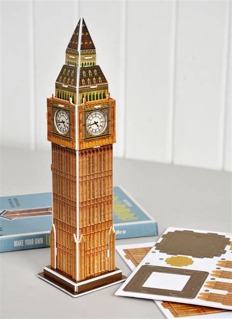 Make Your Own Landmark Big Ben Big Ben Free Paper Models Make It