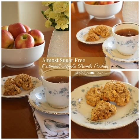 I can't count how many times i have made these cookies—they are our favorites. Almost Sugar Free Oatmeal Apple Bombs Cookies | Sugar free ...