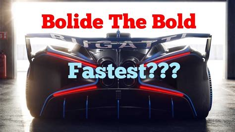 Bugattibolide Acceleration And Top Speed Of Bugatti Bolide Review