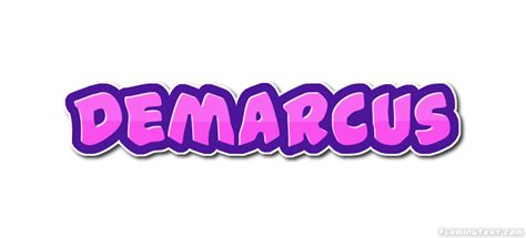 Demarcus Logo Herramienta De Diseño De Nombres Gratis De Flaming Text