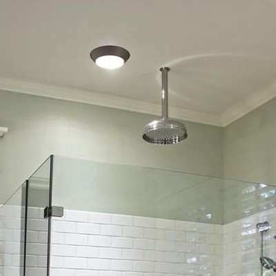 Modern flush mount lighting is popular and practical because it is easy to install and can be used anywhere in the home, even small spaces with low a white fixture will blend right into the ceiling, and chrome can add a bit of clean sparkle to a kitchen or bathroom. Bathroom Lighting at The Home Depot