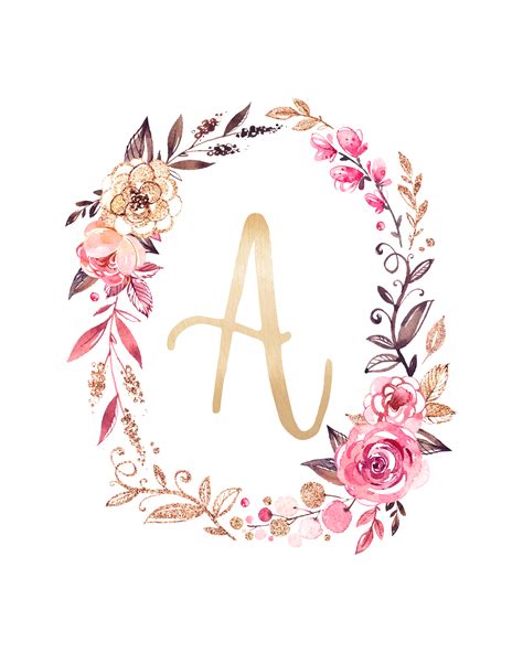 Found them today, and want to put them on everything. Free Glitter and Glam Monogram Printables | The Cottage Market