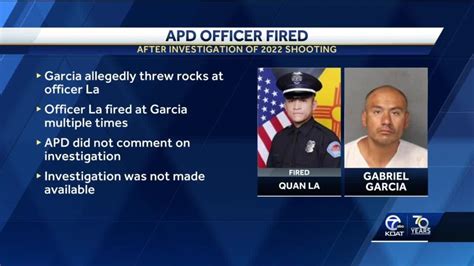 Albuquerque Officer Fired After Shooting Investigation