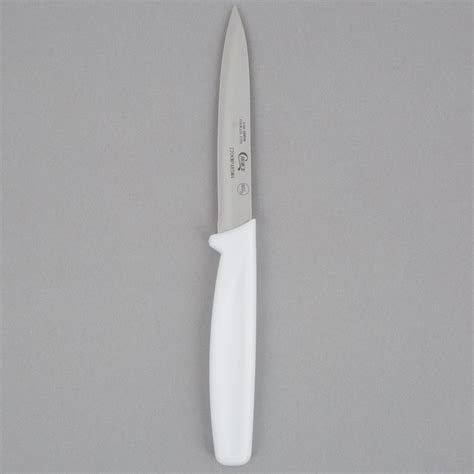 Choice 4 Smooth Edge Paring Knife With White Handle