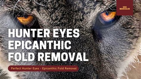 Hunter Eyes Epicanthic Fold Removal Powerful Subliminal Youtube