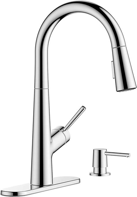 All hansgrohe kitchen faucets have a 150° swivel range, ceramic cartridge to prevent leaking & 3⁄8 compression fittings. 5 Images Hansgrohe Lacuna Kitchen Faucet Costco And Review ...