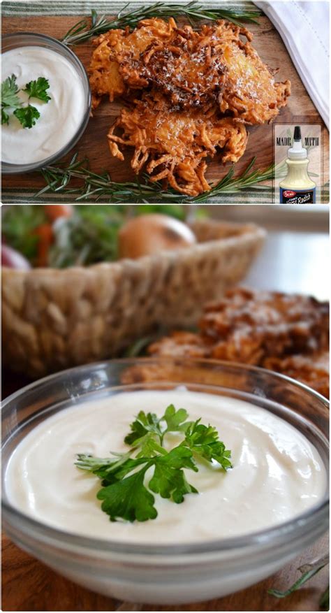 Carefully cut the meat off the bone into thin slices. Latkes are great, but they're even better with sour cream and Beano's Horseradish dip ...