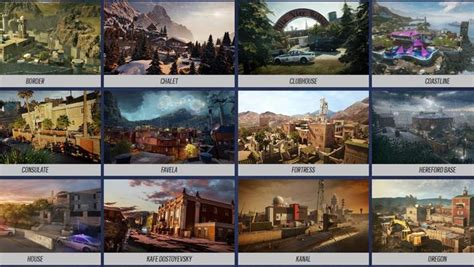 Rainbow Six Siege List Of All Playable Maps For Each Game Mode