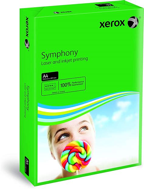 Xerox Symphony Coloured Paper Multifunctional Ream Wrapped 80gsm A4