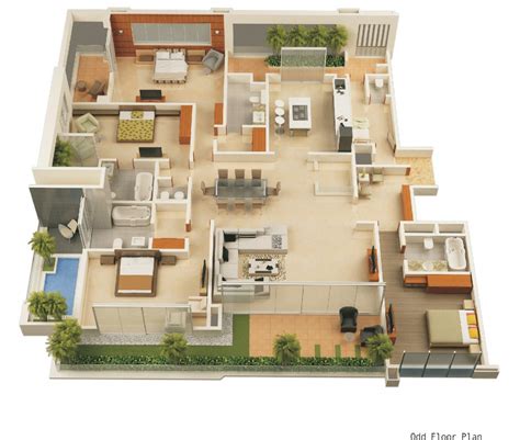 Floorplanner is the easiest way to create floor plans. Modern Home 3D Floor Plans