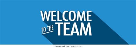 Welcome Team Banner Stock Vector Royalty Free 2252003735 Shutterstock