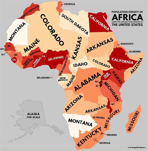 Population Map Of Africa