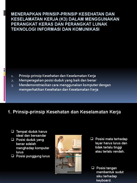 Dokumen Tips Menerapkan Prinsip Prinsip Kesehatan Dan Keselamatan