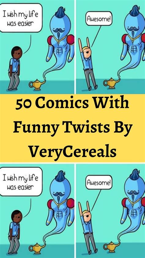 50 Comics With Funny Twists By Verycereals Comics Funny Facts Life