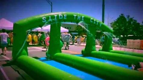 1000 Foot Water Slide Takes Over Upstate City Street