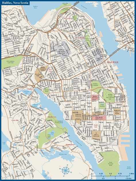 Map Of Downtown Halifax