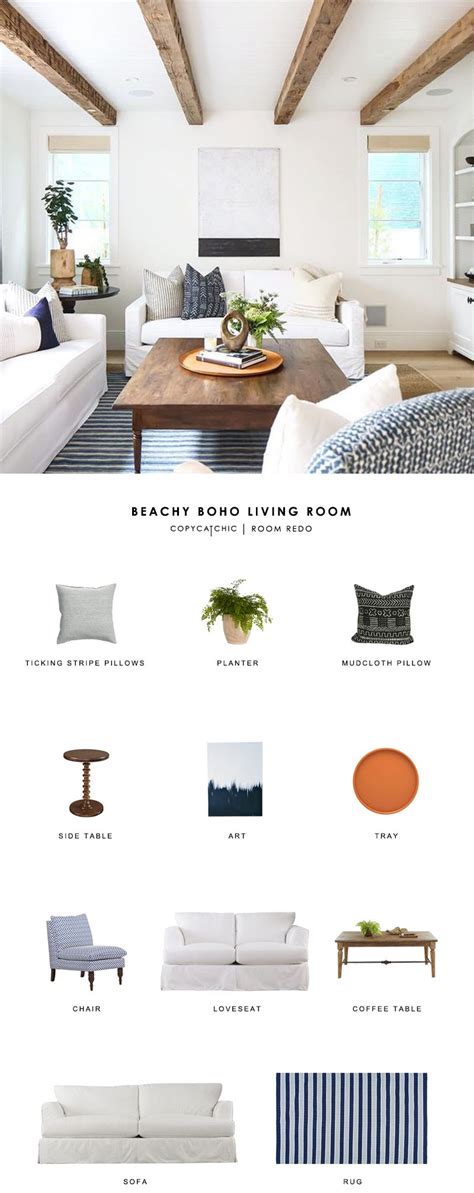 A Beach Boho Living Room Designed By Kelly Nutt Gets Recreated For Less