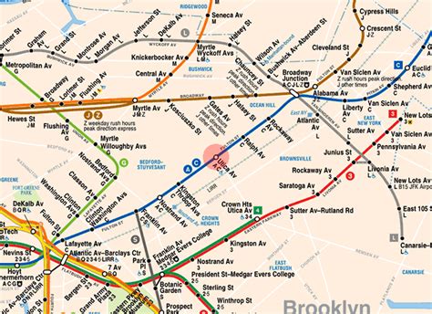 Utica Avenue Station Map New York Subway