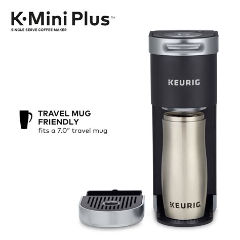 Keurig K Mini Plus Coffee Maker Single Serve K Cup Pod Coffee Brewer Comes With 6 To 12 Oz