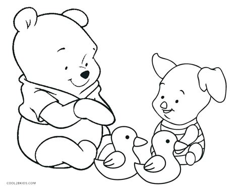 Baby Winnie The Pooh Coloring Pages At Free