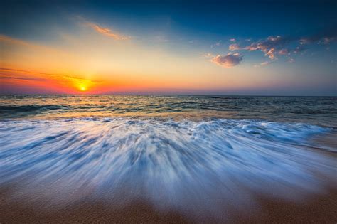 Beautiful Sunrise Over The Sea Stock Photo Download Image Now Istock