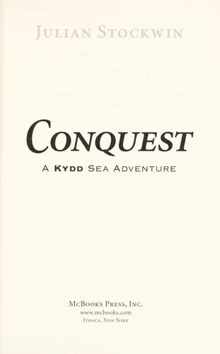 Conquest A Kydd Sea Adventure By Julian Stockwin Open Library