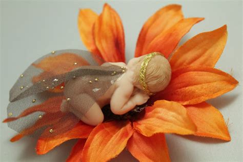 Ooak Miniature Clay Garden Fairy Baby Can Be Used For A Fairy Etsy