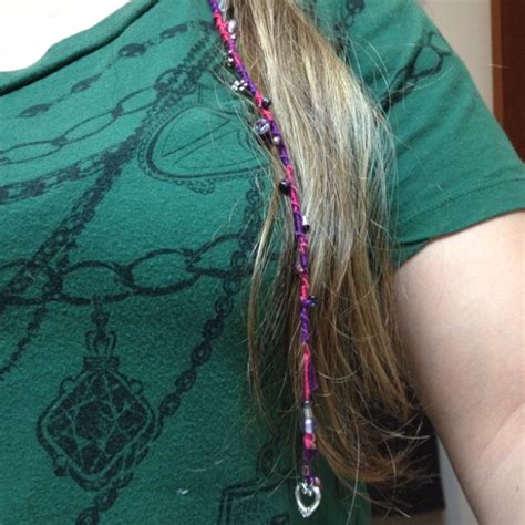 Hair Wrap With Embroidery Floss Beads So Cute Hair Wrap Hair
