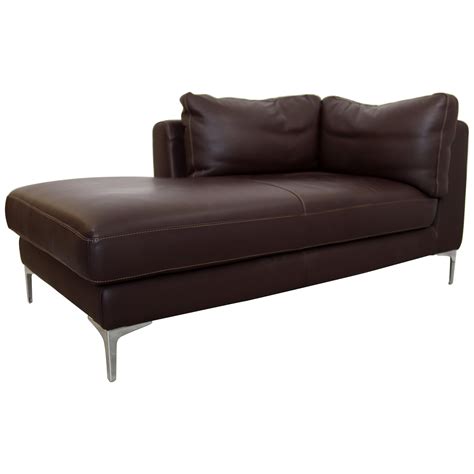 Nicoletti Leather Chaise Lounge For Sale At 1stdibs