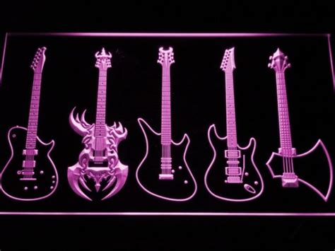 Guitars Classic To Custom Led Neon Sign Fansignstime