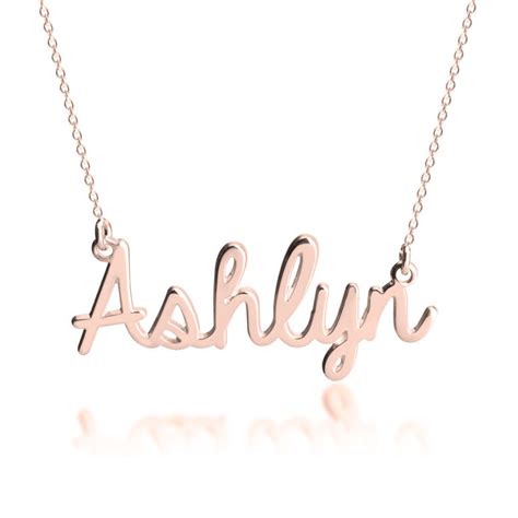Cursive Name Necklace Custom Name Necklaces For Women