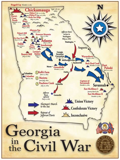 Timeline Georgia Civl War Commission