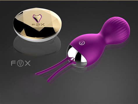 Fox Silicone Usb Vibrating Eggs Wireless Remote Vibrator Kegel Balls