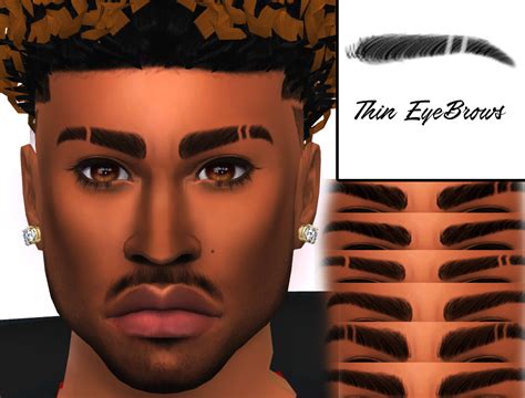 Eyebrows S I M S 4 брови симс 4 и симс Sims 4 Tattoos Sims 4 Hair