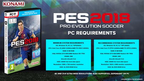 If you're experiencing poor performance, setting the game to run in windowed mode should solve the problem. PES 2018 PC Requirements - Official Revealed - PES Patch
