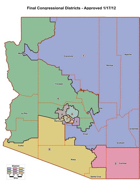 Congressional Districts Arizona Map Cornie Christean