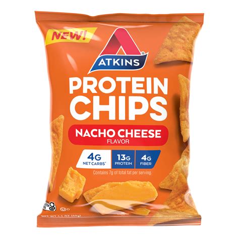 Nacho Cheese Protein Chips Atkins