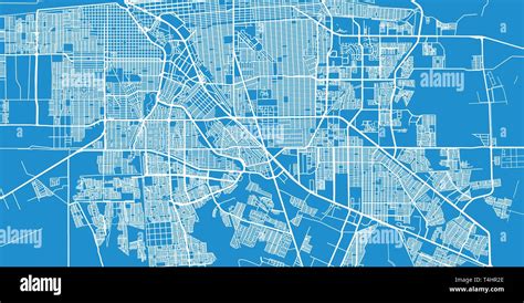 Vector Urbano Mapa De La Ciudad De Mexicali México Imagen Vector De