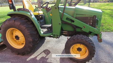 2003 John Deere 4610 4x4 Compact Tractor W Loader Hydrostatic 43 Hp Diesel