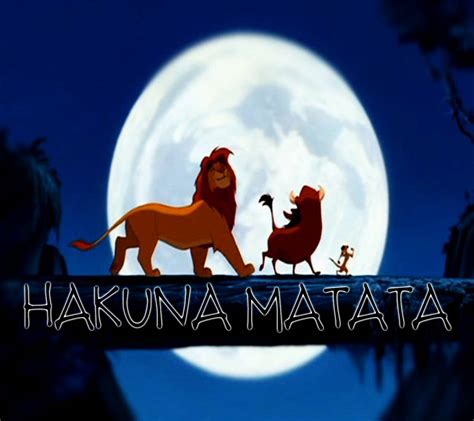 Lion King Hakuna Matata Wallpapers On Wallpaperdog