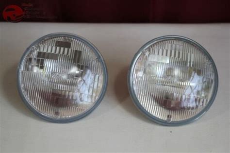 5 halogen round sealed beam headlight headlamp bulbs dual quad 4 lamp systems ebay
